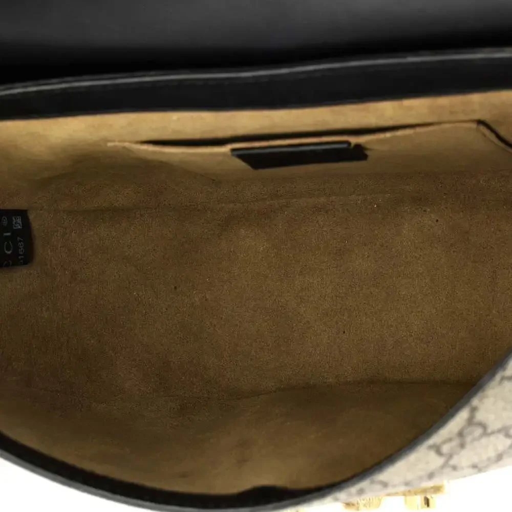Gucci Padlock Saddle Shoulder Bag Gg #233149G18B - Picture 5 of 8